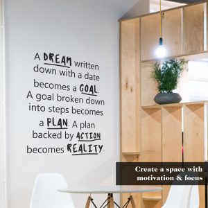 Motivational & Inspirational Office Wall Decal Sticker